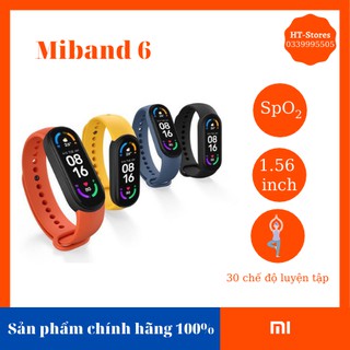 Vòng đeo tay thông minh Xiaomi Miband 6 - Đồng hồ thông minh Xiaomi Miband 6 đo SpO2 theo dõi sức khỏe