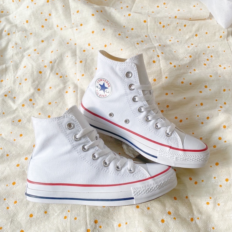 [ CHÍNH HÃNG ] giày sneaker CONVERSEE CHUCK CLASSIC ALL WHITE cao cổ