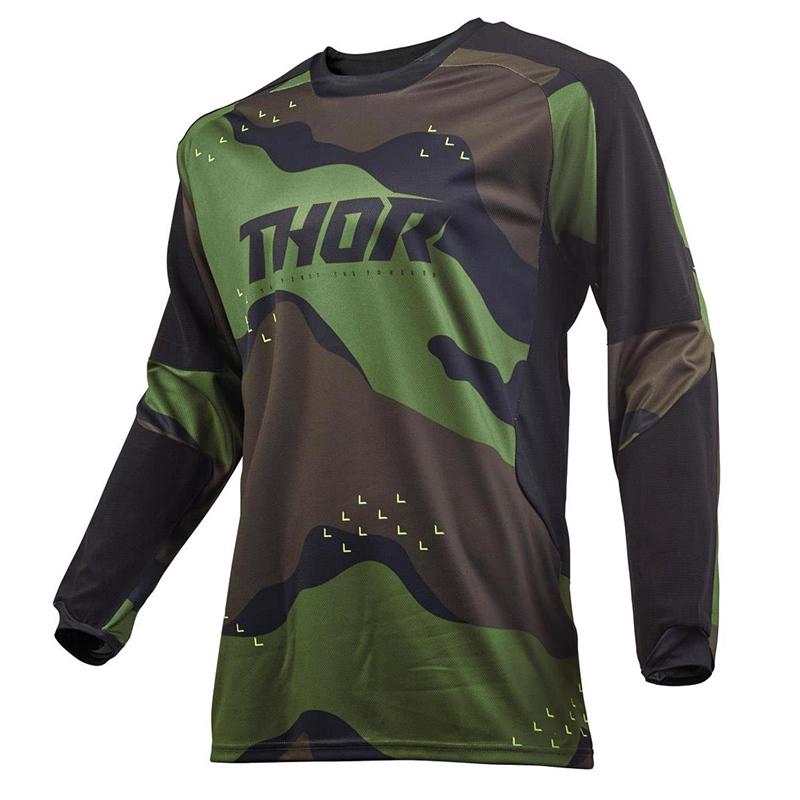 2021 SALE THOR Casual Wear Men's Coolmax Motocross Jersey Motorcycle Dirt Bike Riding Shirt Enduro Jersey