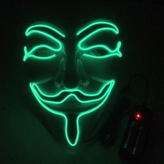 Mặt Nạ Hacker Phát Sáng Đèn Led DJ