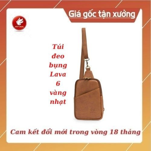 [BẢO HÀNH 18 THÁNG]Túi đeo bụng Lava 6 vàng nhạt