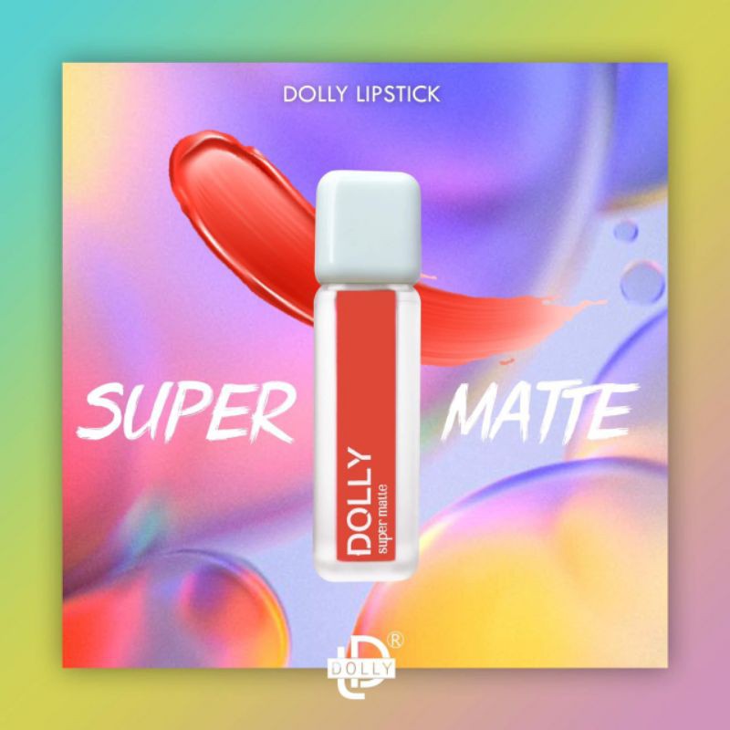 "CAM ĐỎ 02 " SON DOLLY SUPER MATTE HOT TREND 2021. | BigBuy360 - bigbuy360.vn