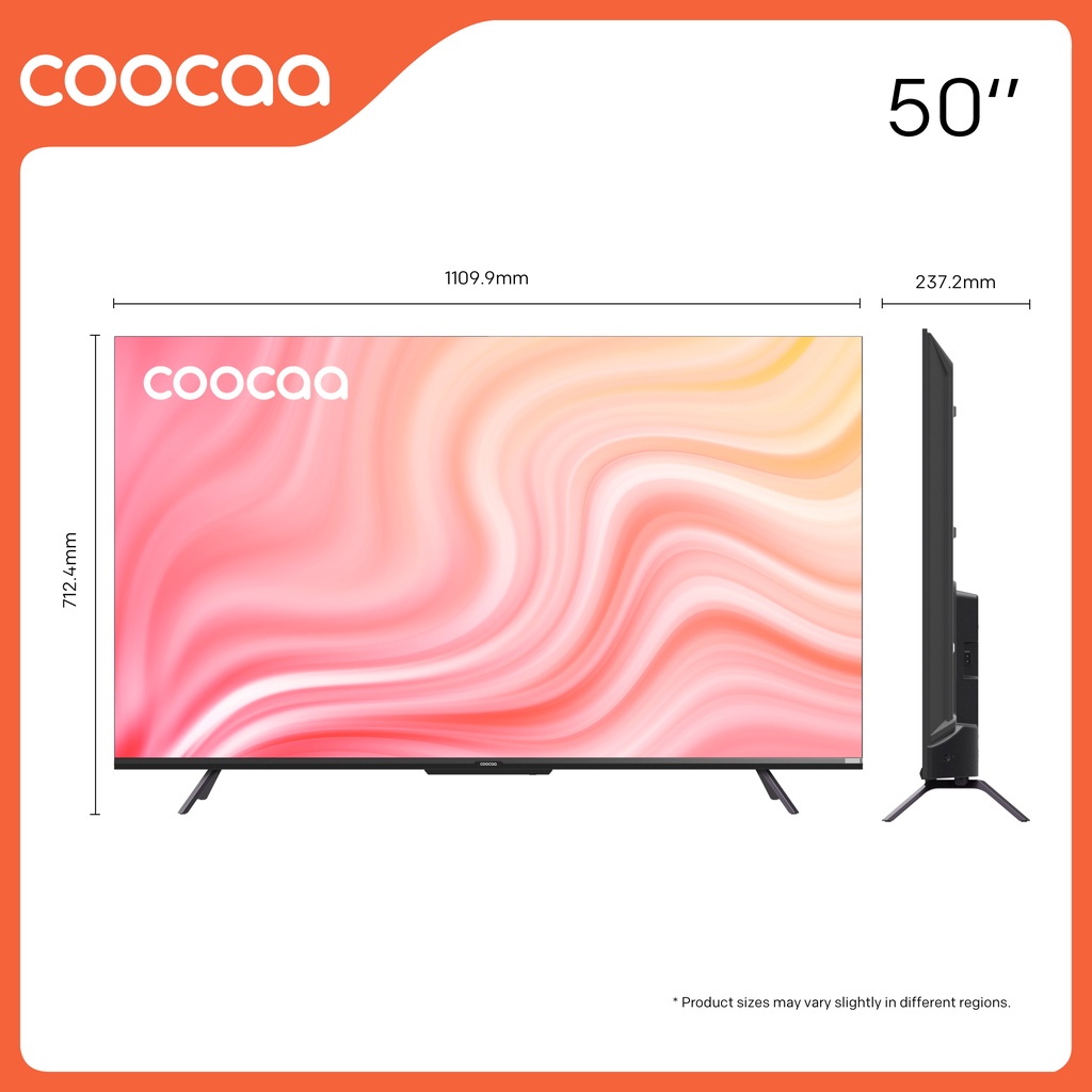 [Nhập Mã  giảm ELCCVIP3 giảm 1 200K] Google Tivi Coocaa 4K 50 Inch - Model 50Y72 - Miễn Phí Lắp Đặt