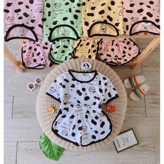 🍄 Bộ cộc tay Bò Sữa 🐄 Siêu Phẩm 5 màu SIÊU HOT (7-25kg)