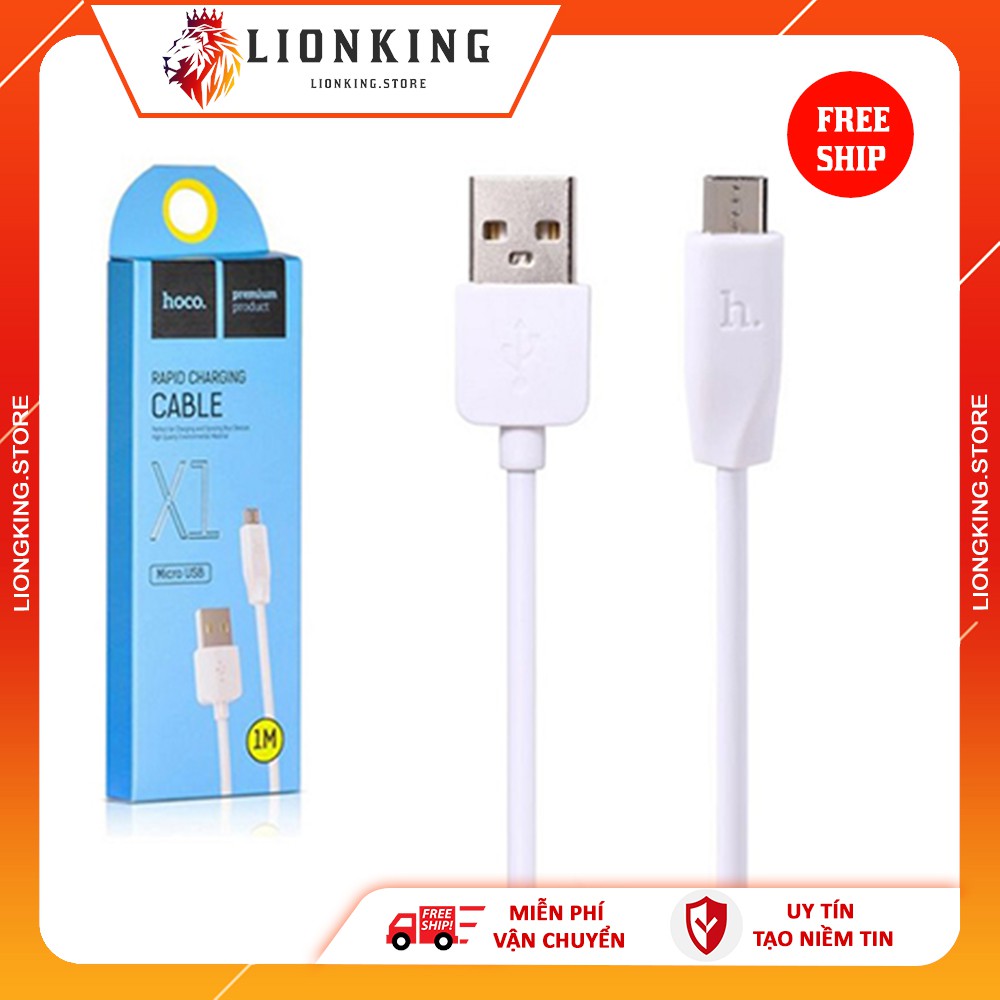 CÁP SẠC NHANH ⚡FREESHIP50K⚡ HOCO X1 MICRO SAMSUNG DÀI 1M, 2M - CHÍNH HÃNG