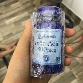 Viên uống ngăn ngừa thiếu máu FOLIC ACID 800mcg
