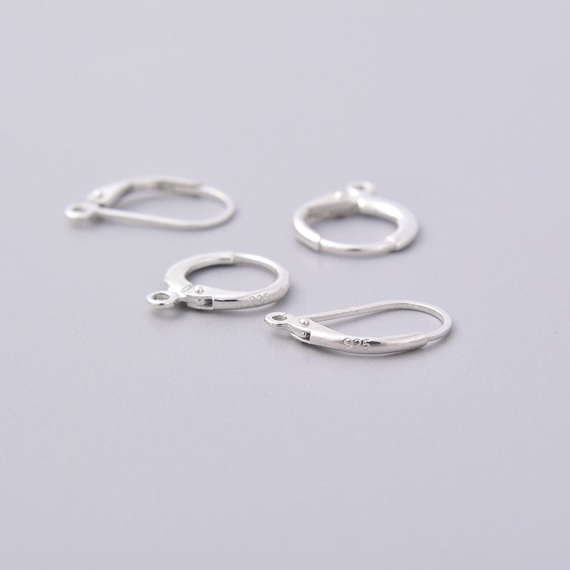 █diy゜ S925 Bạc●Móc Khóa Hình Chữ D Bằng Bạc Sterling 925 Thời Trang Đơn Giản