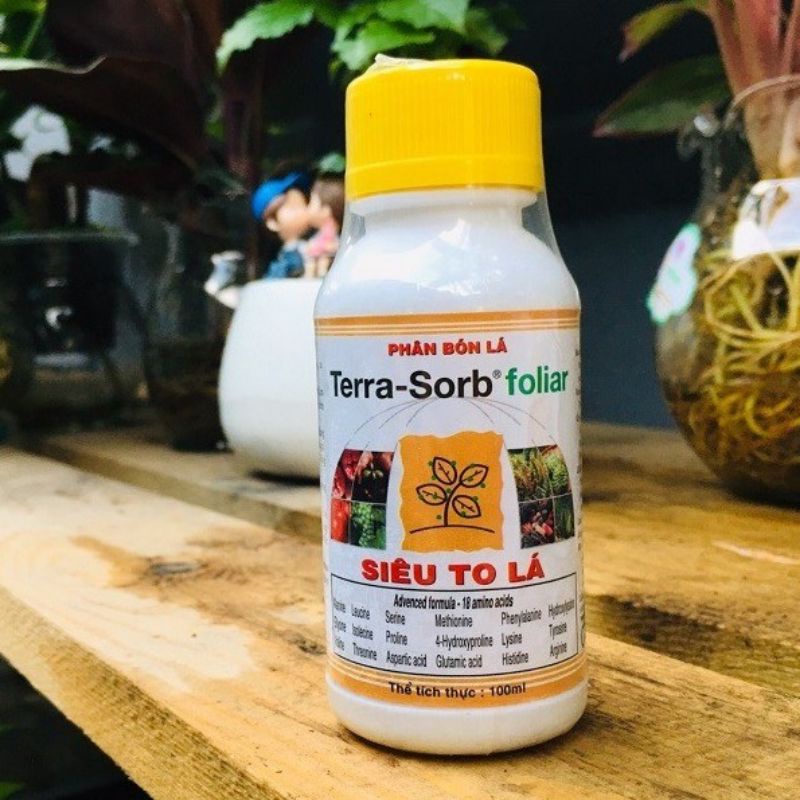 Phân bón lá cao cấp Terra-Sorb Foliar SIÊU TO LÁ chai 100ml