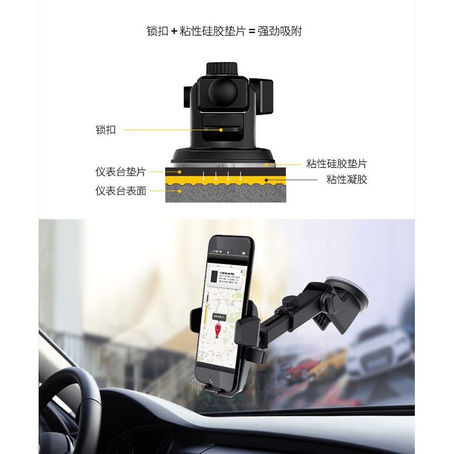 Giá đỡ điện thoại gắn lỗ thông gió xe hơi đa năng tiện dụng | BigBuy360 - bigbuy360.vn