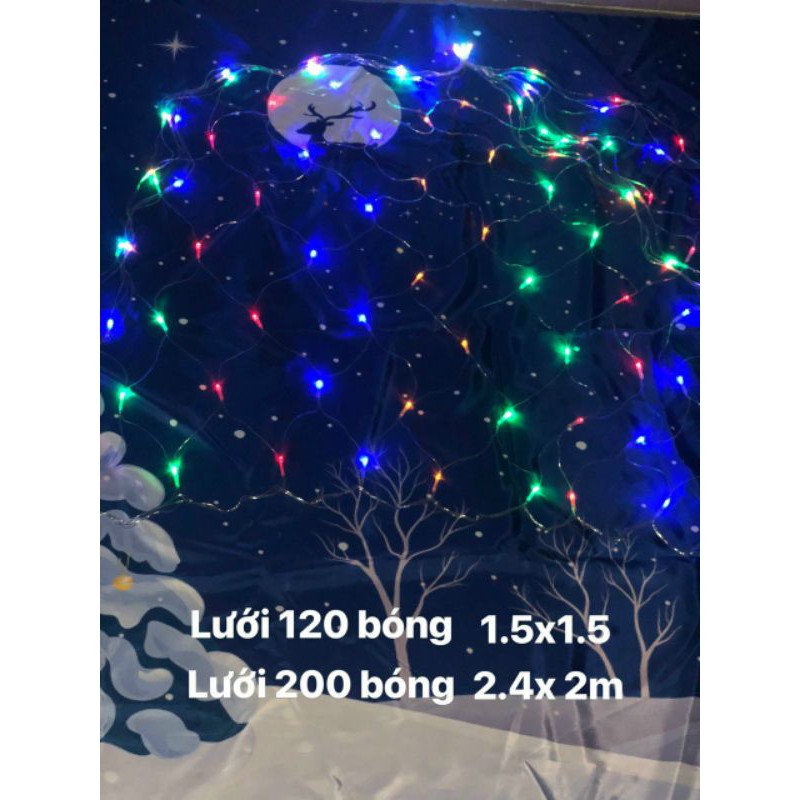 Lưới Đèn led trang trí chống thấm ngoài trời