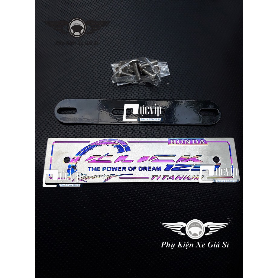 [Rẻ Vô Địch] - Full Bộ Bảng Tên Click Titan Loại Dày Kèm Pat Và Ốc MS1280