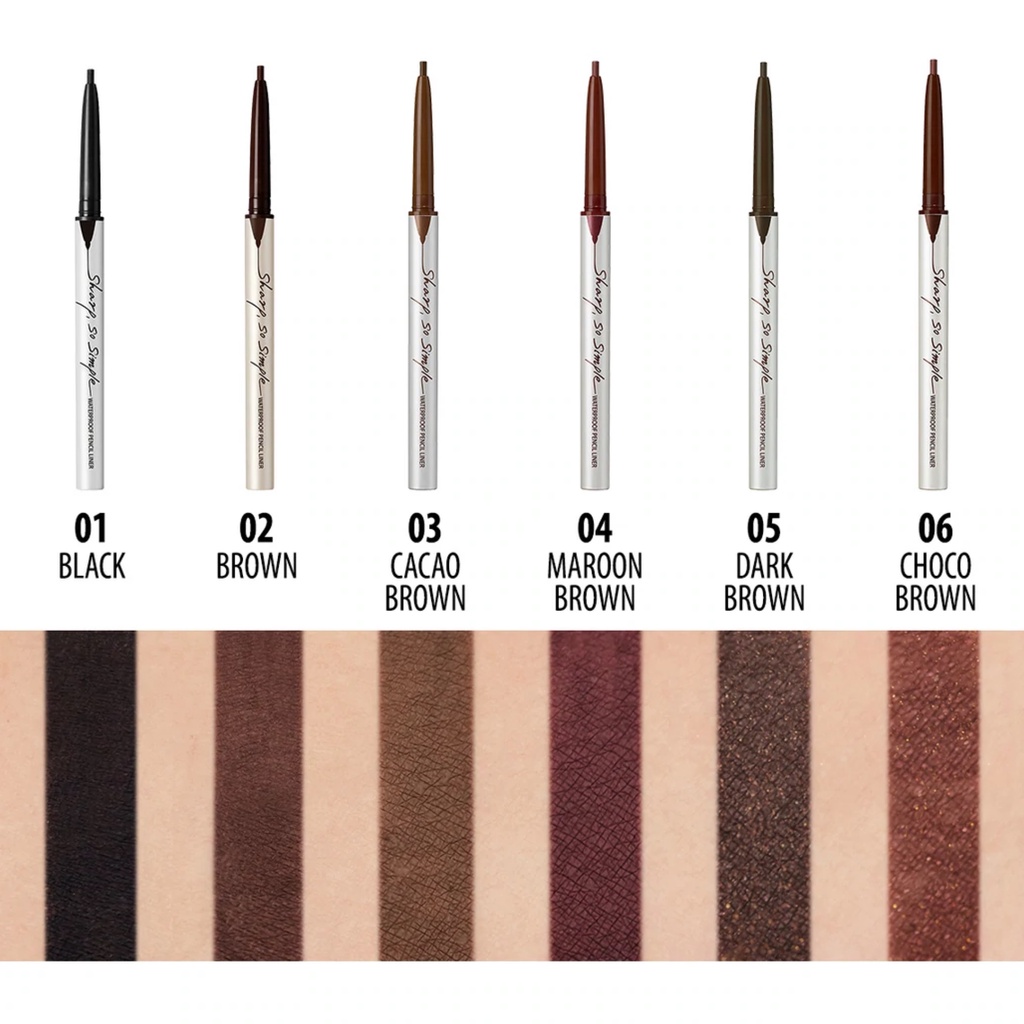 Kẻ mắt CLIO Sharp, So Simple Waterproof Pencil Liner