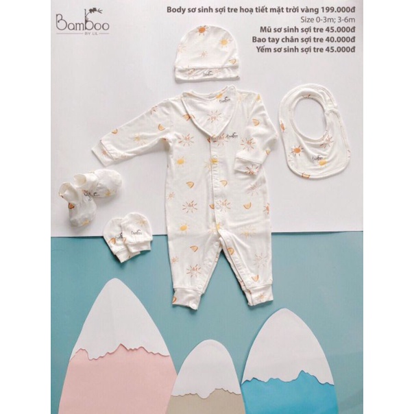 Lil little love - Body vải petit Lil little love cho bé 3-7kg