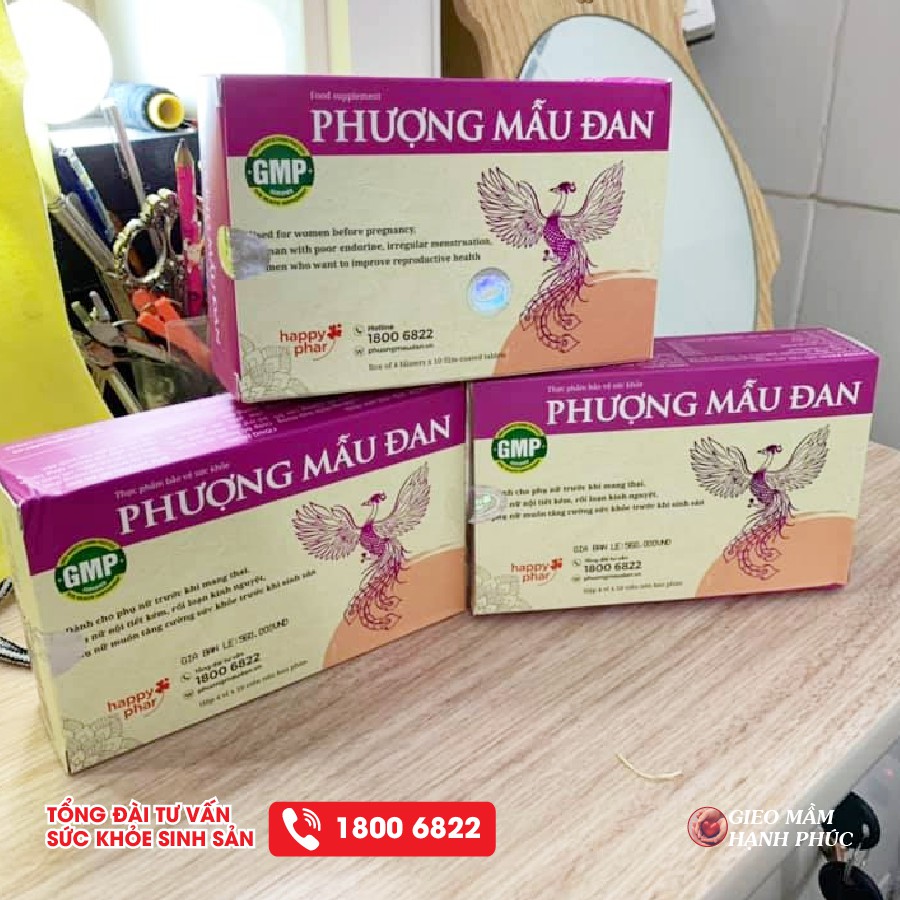 COMBO 3 HỘP PHƯỢNG MẪU ĐAN 40 viên TIẾT KIỆM 110K điều hòa kinh nguyệt, bổ trứng, dày niêm mạc, tăng khả năng thụ thai