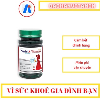 Viên uống nở ngực- mờ nám sạm da - tăng nội tiết tố nutri daily women kèm feedback
