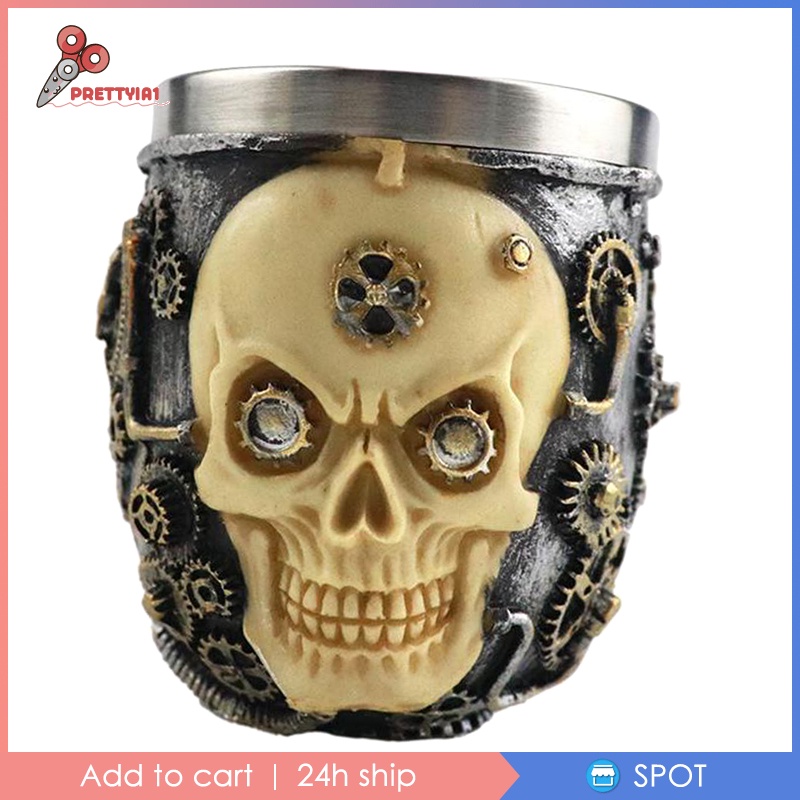 Cốc Đựng Xà Phòng Hình Đầu Lâu Prettyia1 Chịu Được Sức Nặng Cho Nam