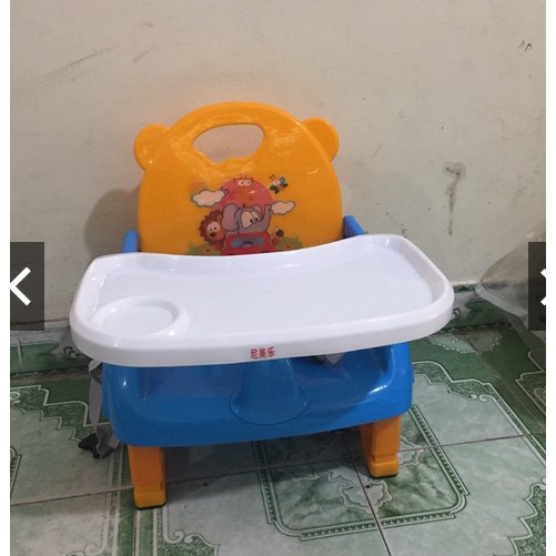 [Trợ giá] GHẾ ĂN DẶM ĂN BỘT CÓ DÂY BẢO HIỂM, BÀN ĂN DẶM