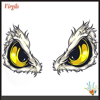 Decal Dán Trang Trí Xe Hơi Hình Mắt Đại Bàng 3d Phản Quang