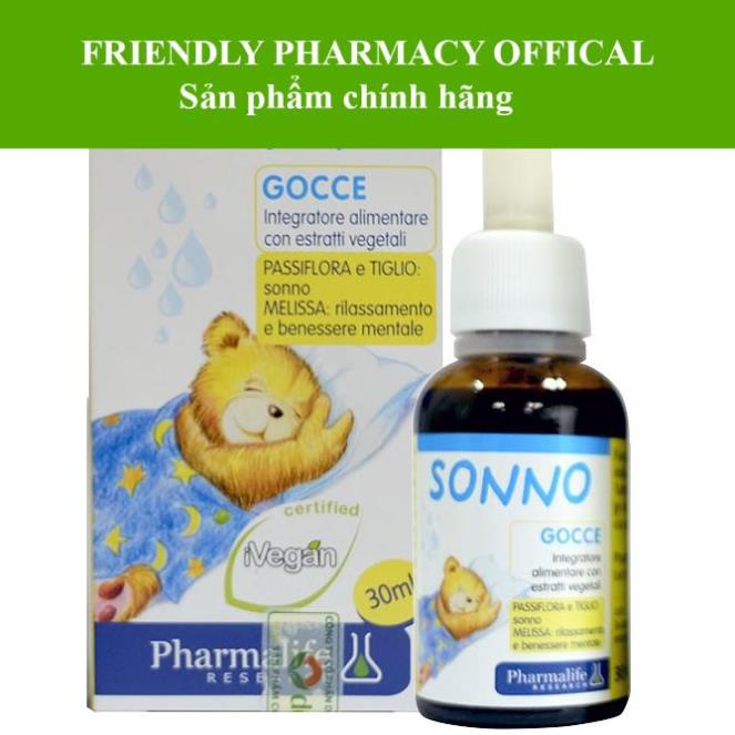 Siro Sonno Bimbi Gocce – Giúp bé ngủ ngon, hết quấy khóc đêm (lọ 30ml)