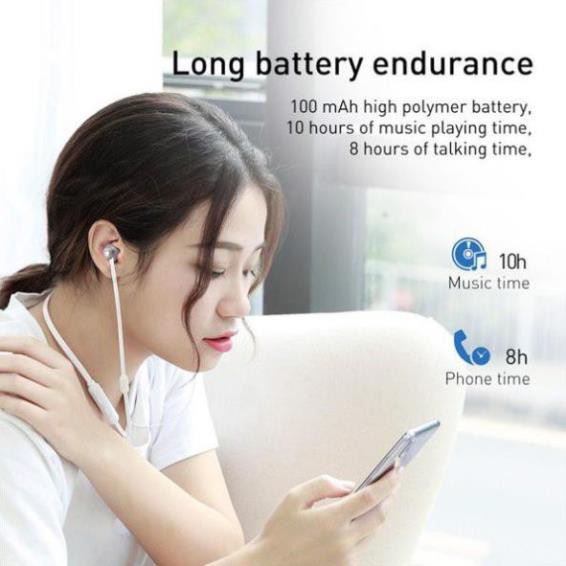 Tai nghe Bluetooth thể thao Baseus Encok Wireless Earphone S11A Sport (IP5X, Waterproof, Bluetooth 4.2 Neckband Earphone