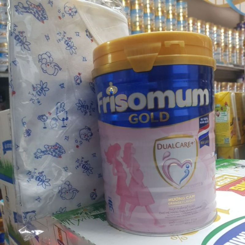 (HCM) Sữa bột Frisomum Gold lon 900g ( Hương Cam)