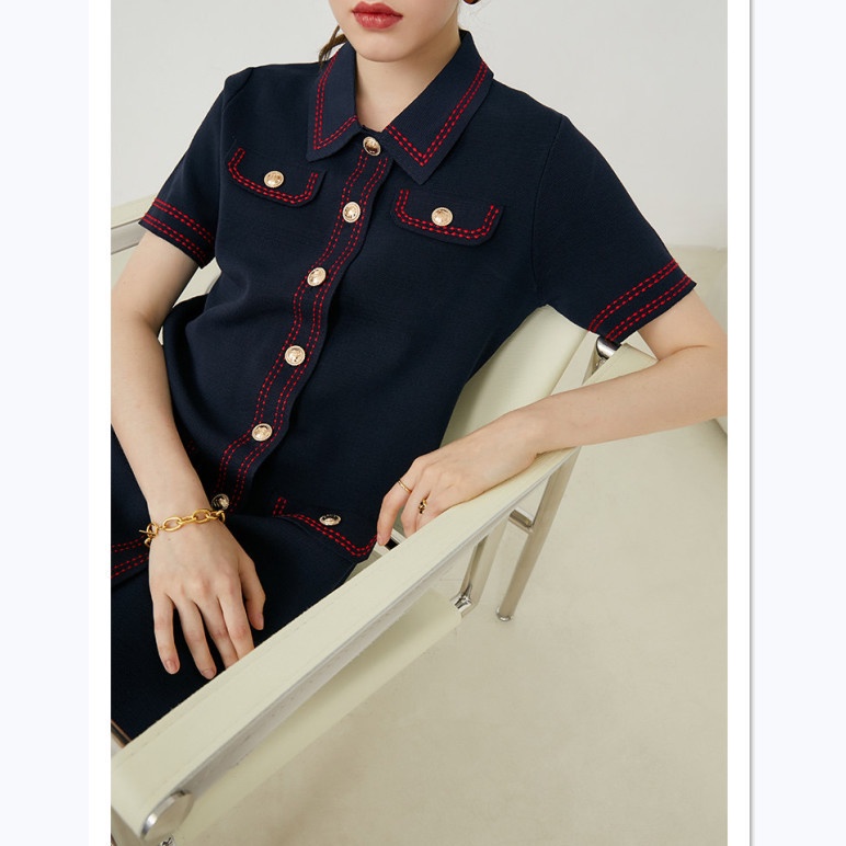 CHANEL Đầm dệt kim thời trang mùa xuân hè phong cách Pháp 2021Years
 | BigBuy360 - bigbuy360.vn