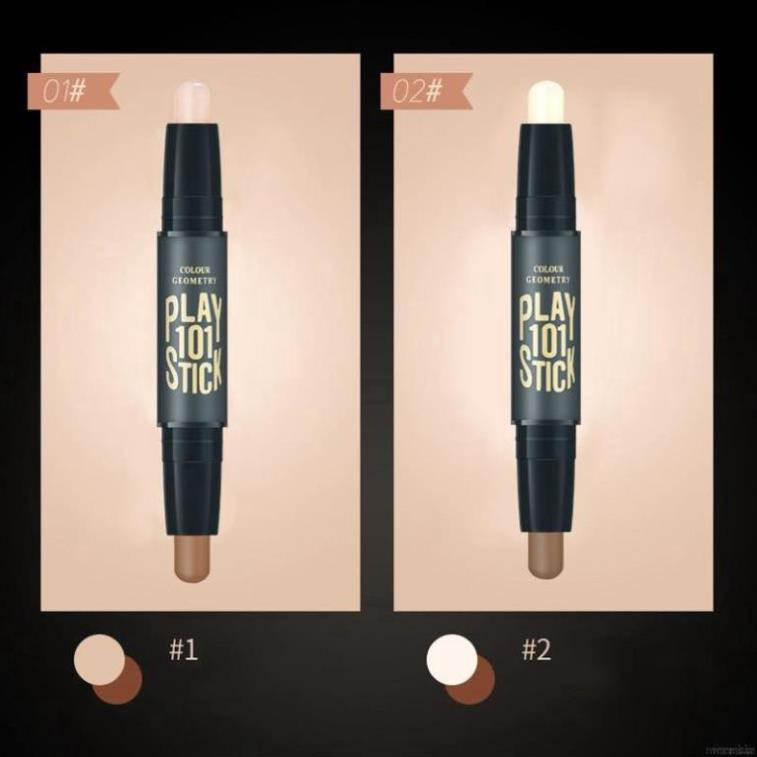 [Hàng mới về] Phấn bắt bắt sáng kiêm tạo khối màu đồng 2 trong 1 tiện dụng | BigBuy360 - bigbuy360.vn