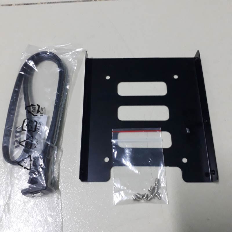 COMBO khay chuyển SSD 2.5Inch thành 3.5inch + Cáp SATA3 cho máy tính bàn