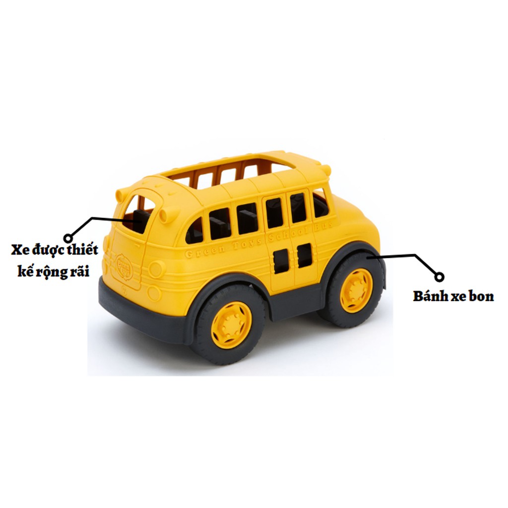 Đồ Chơi Xe School Bus Green Toys Cho Bé Từ 1 Tuổi