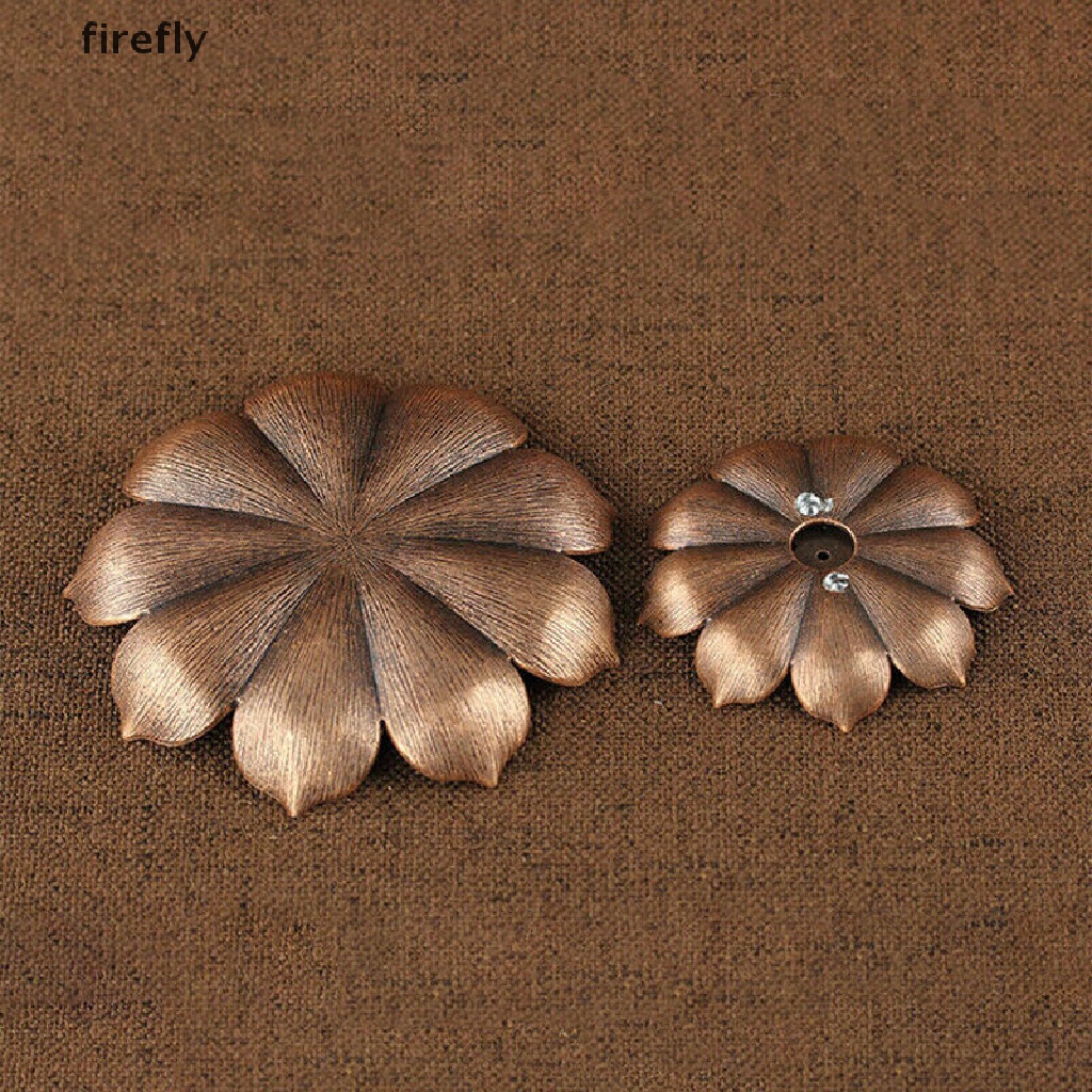 Đế đốt nhang trầm hương hình tròn phong cách Phật giáo