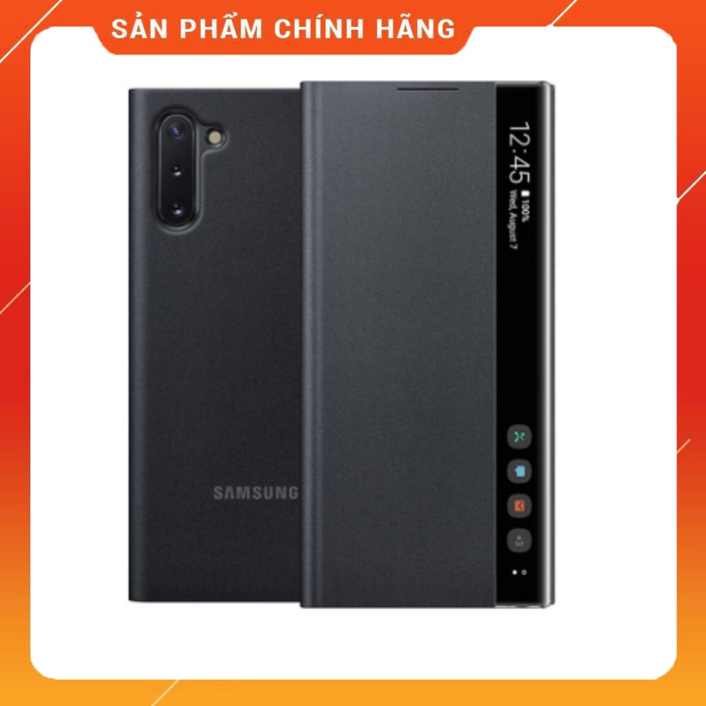 [Mã ELMS5 giảm 7% đơn 300K] [NGUYÊN SEAL] Bao Da Clear View Samsung Note 10 Plus ✅Vuốt Trả Lời ✅Chống Sốc Chính Hãng