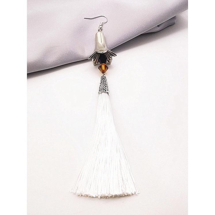 Tmdbyx  Khuyên tai tua rua dài anime Genshin Impact Zhongli làm đạo cụ hóa trang cho nam và nữ 1:1