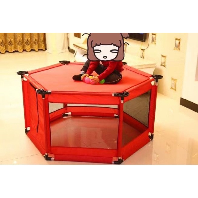 Quây cũi, nhà bóng kích thước 1m3 cho bé khung ninox 304 kích thước 1m3