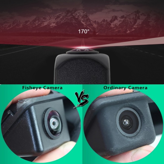 Camera lùi Phisung độ nét cao, dùng gắn tích hợp cho màn hình trên ô tô: Chất lượng AHD 1080P - Mã FA816 {CHÍNH HÃNG 100