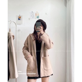 Áo khoác dạ có mũ TSW