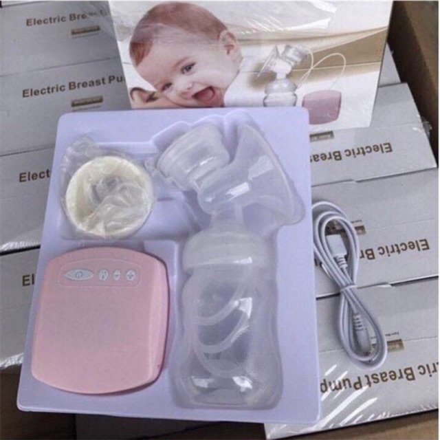 Máy hút sữa điện đơn Miss Baby, Bebebao tặng 5 túi zip trữ sữa cho bé