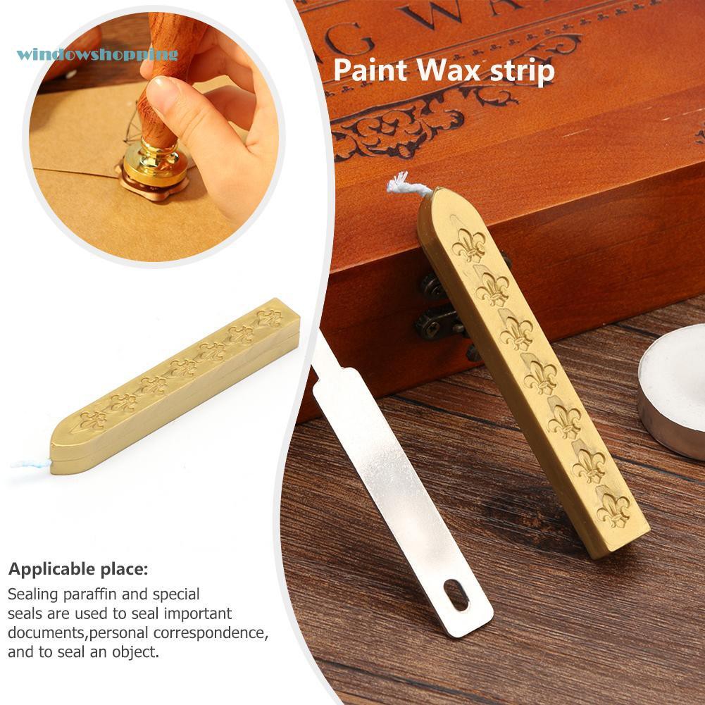 windowshopping Ancient Retro Sealing Wax Stick for Wedding Invitation Craft Seal Stamp Bar