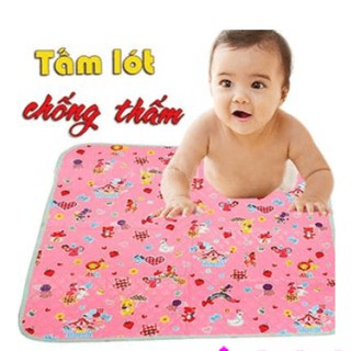 Chiếu nhựa chống thấm cho bé in hình cute