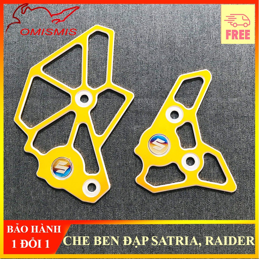 [SATRIA, RAIDER] Bộ che ben đạp cho satria, raider hàng xịn có tặng kèm 2 logo suzuki