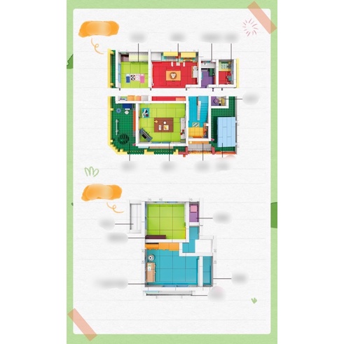 Mô hình lắp ráp gia đình nhà Sin bút chì