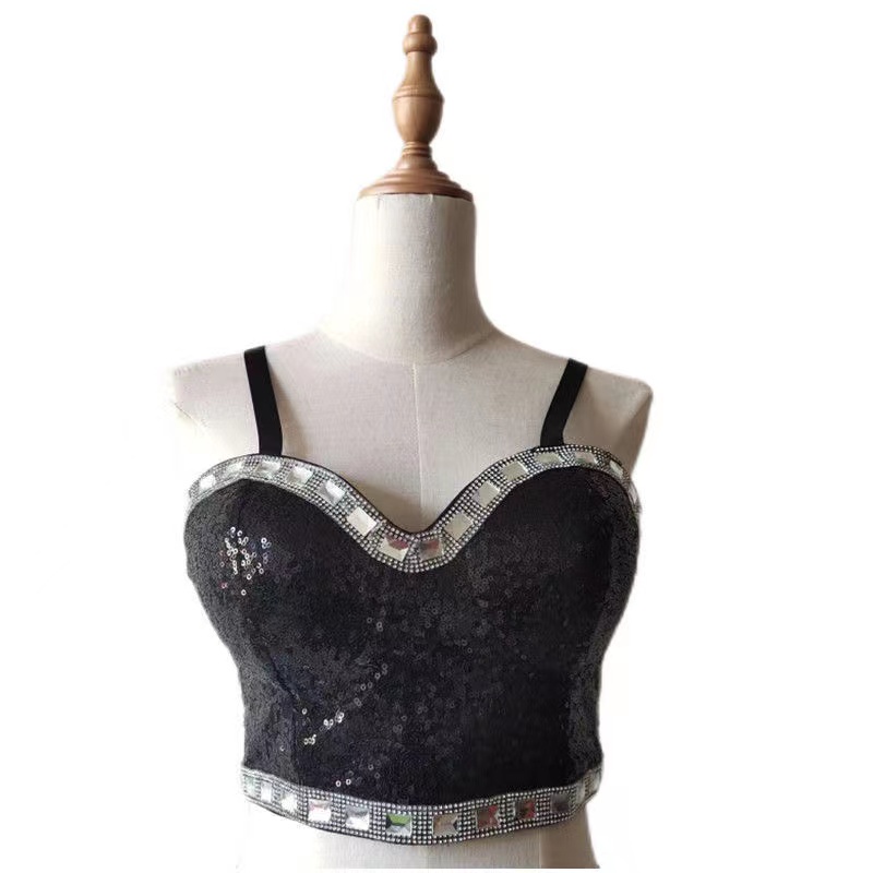 Rose blackpink Set Áo Hai Dây + Chân Váy Thêu Ren Hoa Hồng Gợi Cảm Cho Nữ