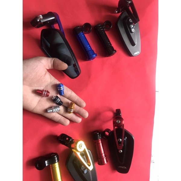 Combo gương gù chân gương bên trái cộng ốc mặt cười cực đẹp