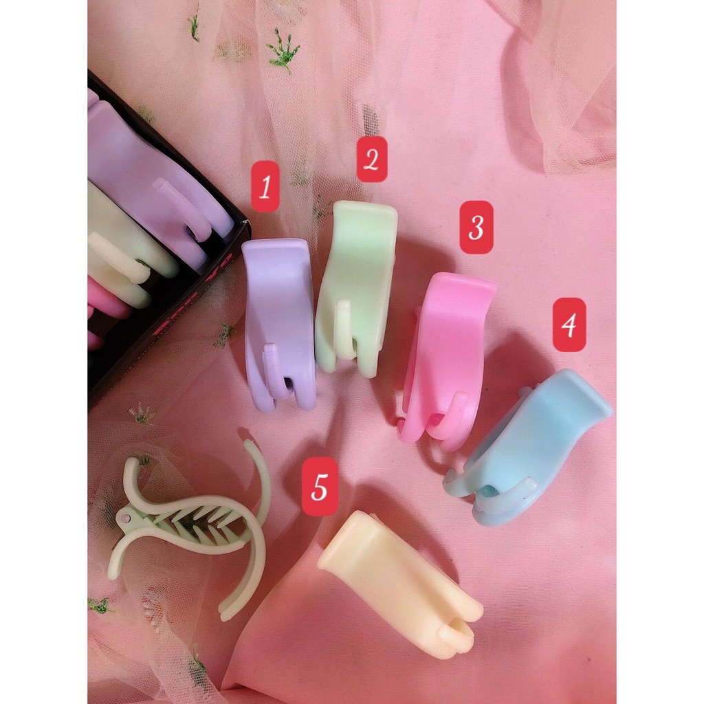 {Ảnh thật} BẤU TÓC, KẸP CÀNG CUA 3R MÀU PASTEL, THỜI TRANG NỮ GIÁ RẺ