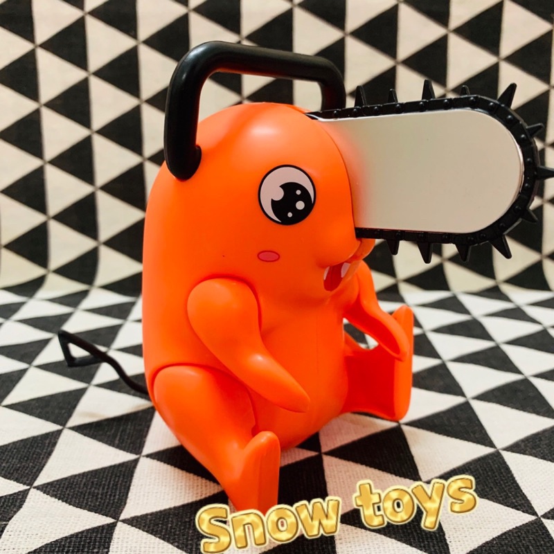 Mô hình Chainsaw Man - Mô hình Pochita Đồ chơi Pochita cử động được tay chân đuôi lưỡi cưa  - Cao 15cm