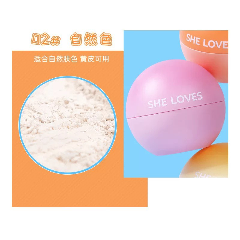 [SHE LOVES] Phấn phủ dạng bột She Loves Ice Cream (TB135)