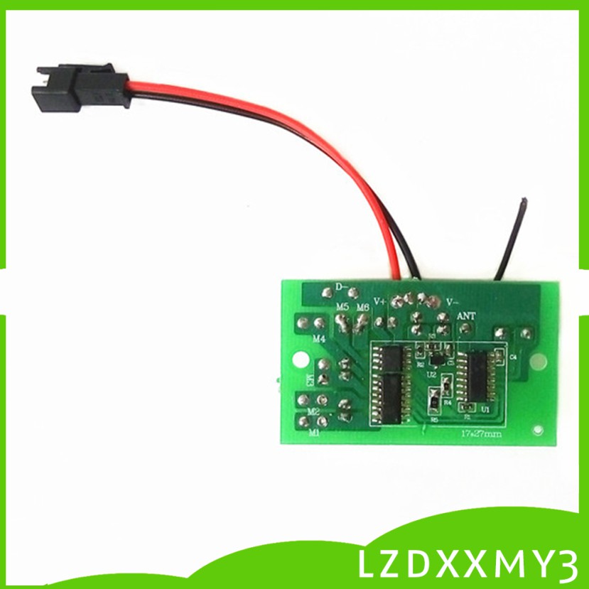 Bộ Điều Khiển Và Nhận Tín Hiệu 2.4G 6 Kênh 12V Cho Xe Hơi / Thuyền Điều Khiển Từ Xa Lzdxxm