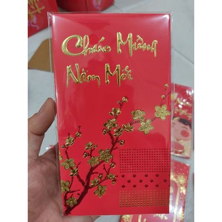 1 xấp bao lì xì nhung lớn