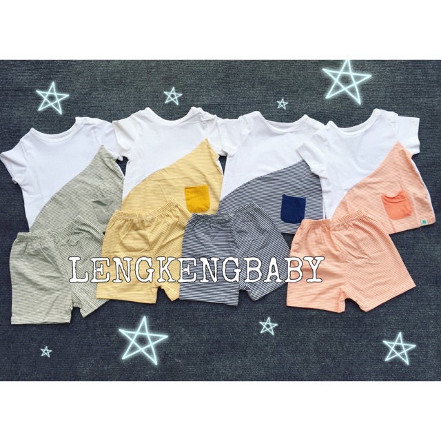 [Mã SKAMLTSW11 giảm 10% đơn 99K] Bộ Little Love Yingyang cộc tay