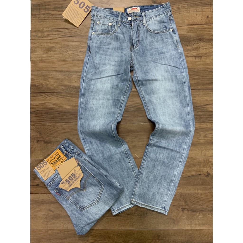 Quần bò ống xuông nam levis