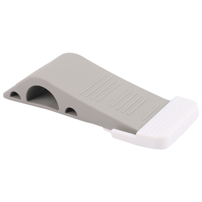 Bộ 2 Miếng Chặn Cửa Bằng Cao Su Chịu Được Sức Nặng Cao Cấp Kèm Giá Đỡ Trang Trí Cho Draft Stopping &amp; more The Original (Xám)